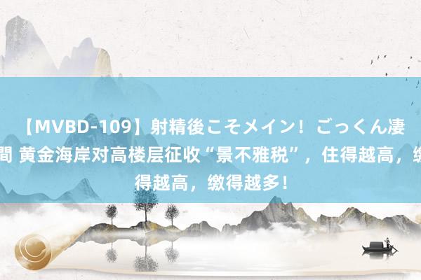 【MVBD-109】射精後こそメイン！ごっくん凄テク8時間 黄金海岸对高楼层征收“景不雅税”，住得越高，缴得越多！