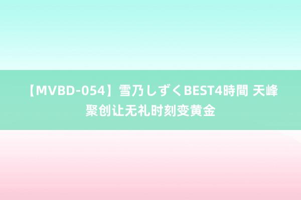 【MVBD-054】雪乃しずくBEST4時間 天峰聚创让无礼时刻变黄金