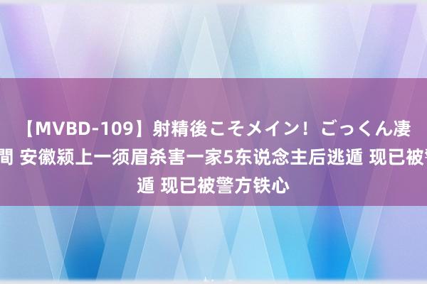 【MVBD-109】射精後こそメイン！ごっくん凄テク8時間 安徽颍上一须眉杀害一家5东说念主后逃遁 现已被警方铁心