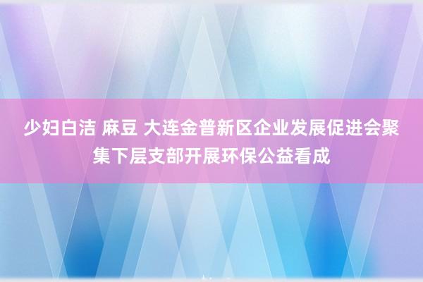 少妇白洁 麻豆 大连金普新区企业发展促进会聚集下层支部开展环保公益看成