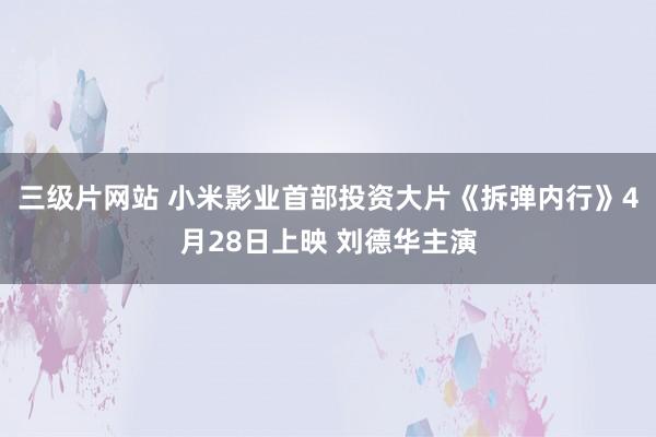 三级片网站 小米影业首部投资大片《拆弹内行》4月28日上映 刘德华主演